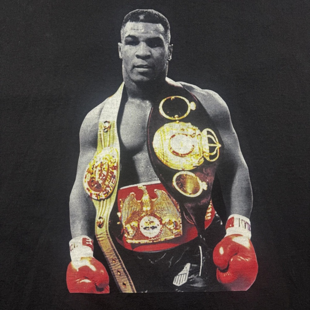 Pro Club Mike Tyson Shirt Mens 4XL Black Boxing Champion Belts Graphic Tee - Picture 2 of 7